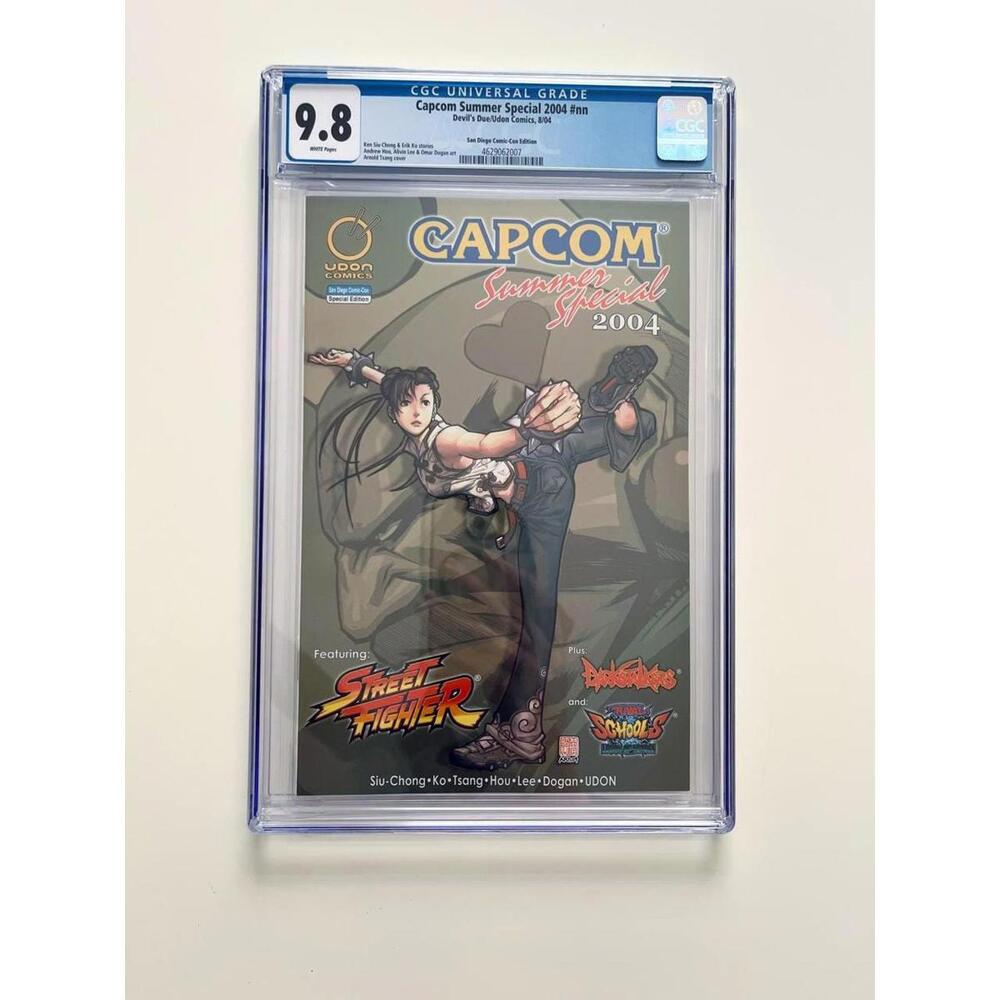 CGC 9.8 Chun-Li Comic: Capcom Summer Special 2004, SDCC Exclusive - Picture 3 of 6